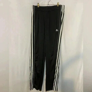 Adidas Men’s Black Athletic Sweat Track Pants Size medium